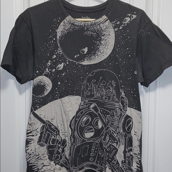 Threadless duke of the moon T-shirt - medium